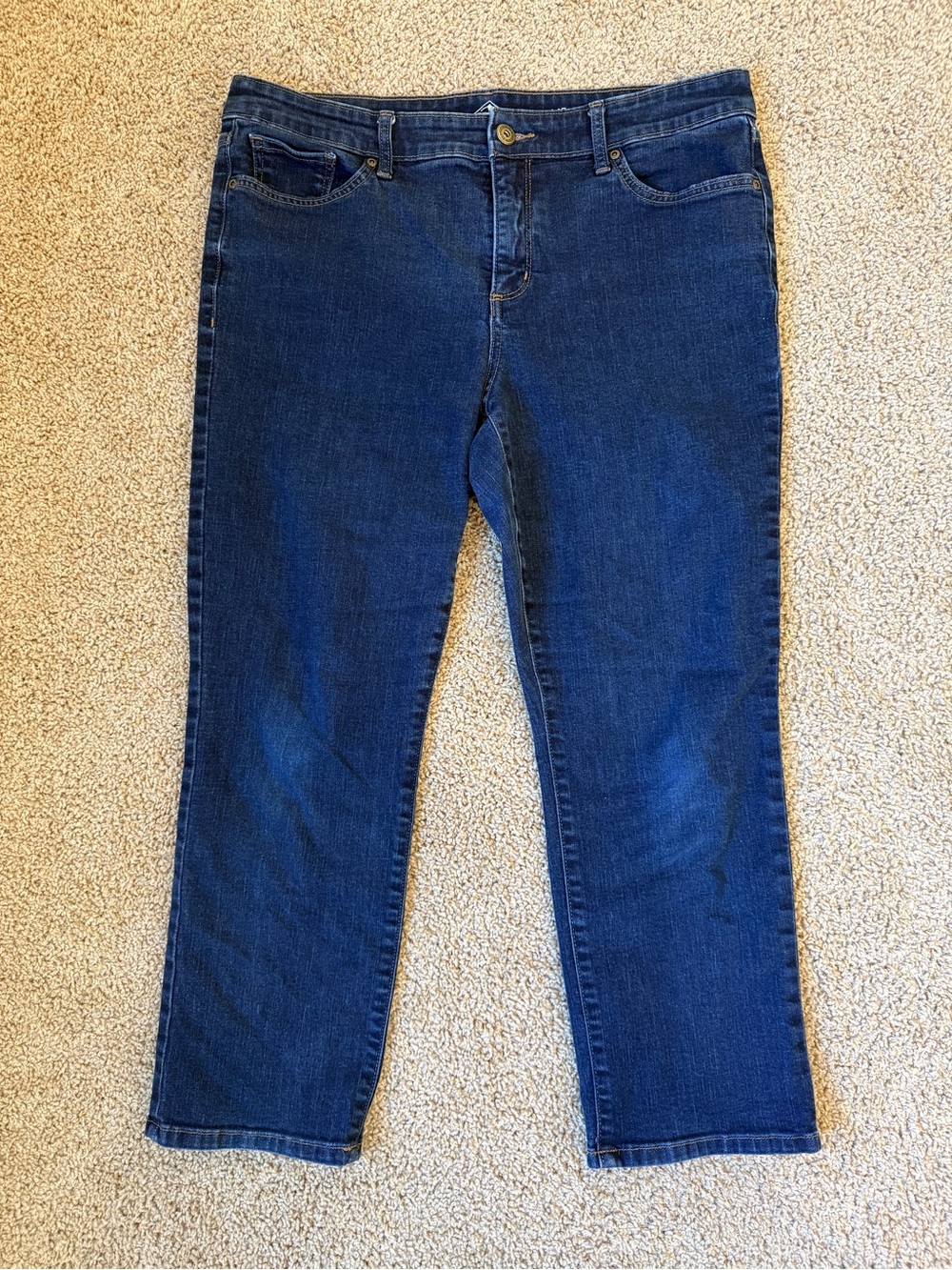 St. John's Bay Indigo Straight Leg Jeans